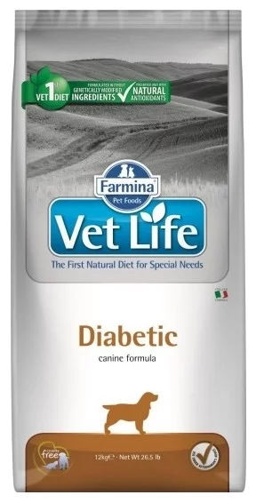 Корм для собак Farmina Vet Life Canine Diabetic (Фармина для собак при сахарном диабете )
