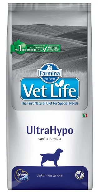 Корм для собак Farmina Vet Life Canine UltraHypo (Фармина корм для собак (исключающая) при аллергиях и атопиях)