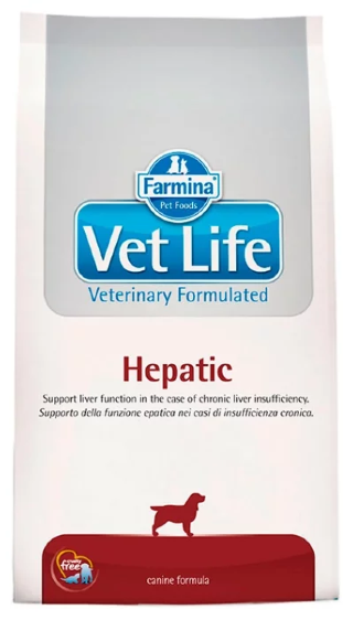 Корм для собак Farmina Vet Life Canine Hepatic (Фармина корм для собак при печеночной недостаточности)