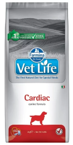 Корм для собак Farmina Vet Life Canine Cardiac (Фармина корм для собак поддержания работы сердца при хронической сердечной недостаточности ) 