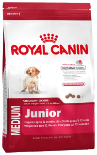 Корм для собак Royal Canin Medium Junior (Сухой корм Роял Канин для щенков средних пород)