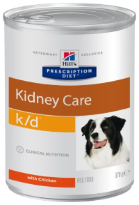 Корм для собак Hill's Prescription Diet K/D Canine Renal Helth canned (Консервы Хиллс диета для собак лечение заболеваний почек)
