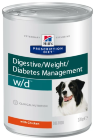 Корм для собак Hill's Prescription Diet W/D Canine Low Fat Diabetes Colitis canned (Консервы Хиллс  диета для собак лечение сахарного диабета, запоров, коликов)