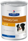 Корм для собак Hill's Prescription Diet S/D Canine Urinary-Dissolution canned (Консервы Хиллс диета для собак лечение мкб струвиты)