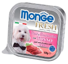  Консервы для собак Monge Dog Fresh - Нежный паштет для собак из тунца