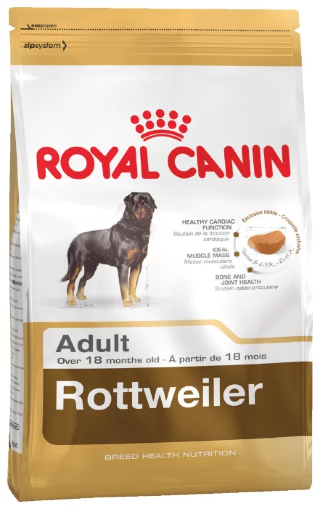Корм для собак Royal Canin Rottweiler Adult (Сухой корм Роял Канин для собак породы Ротвейлер старше 18 месяцев)