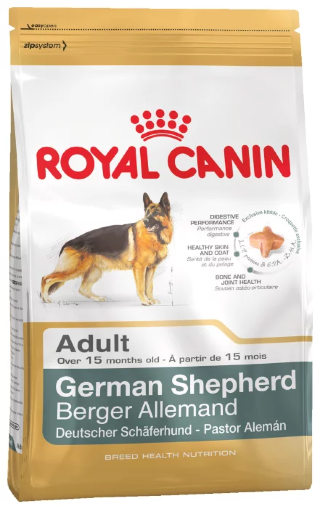 Корм для собак Royal Canin German Shepherd Adult (Сухой корм Роял Канин для взрослых собак породы Немецкая Овчарка старше 15 месяцев)