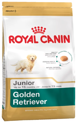Корм для собак Royal Canin Golden Retriever Junior (Сухой корм Роял Канин для щенков породы Голден Ретривер в возрасте до 15 месяцев)