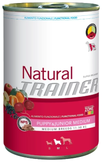 Корм для собак Trainer Natural Puppy&Junior Medium canned ( Консервы Трейнер для щенков и юниоров средних пород)