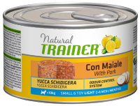 Корм для собак Trainer Natural Small&Toy Light Pork canned (Консервы Трейнер для взрослых собак с избыточным весом )