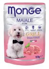 Консервы для собак Monge Dog Grill Pouch - Влажный корм для собак из свинины