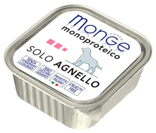 Консервы для собак Monge Dog Monoproteico Solo – Монобелковый паштет для собак из мяса ягненка