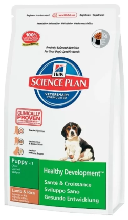 Корм для собак Hill's Science Plan Puppy Healthy Development Medium Lamb & Rice (Сухой корм Хиллс для щенков с ягненком и рисом)