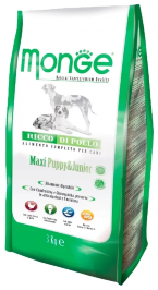 Корм для собак Monge Dog Maxi Puppy&amp;Junior (Сухой корм Монже для щенков крупных пород)