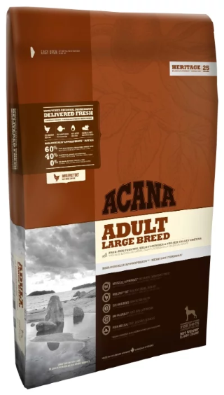 Корм для собак Acana Heritage Adult Large Breed (Сухой корм Акана для собак крупных пород)