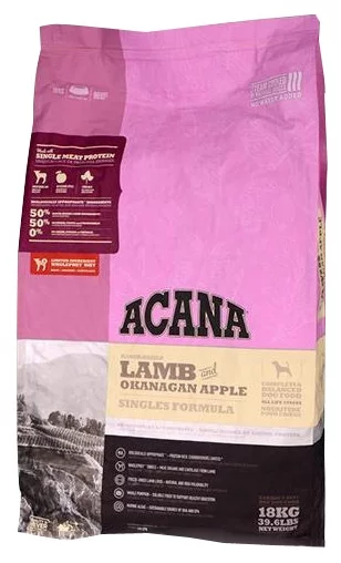 Корм для собак Acana Lamb & Okanagan Apple (Сухой корм Акана для собак гипоаллергенный ягненок с яблоком )